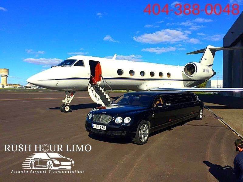 Airport Limousine with Private Plane